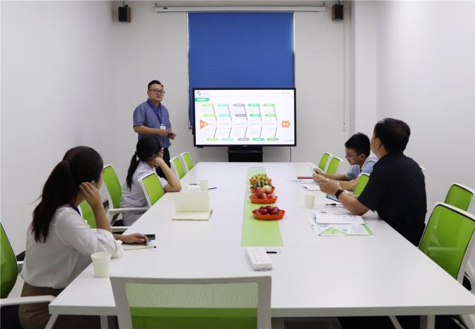 山西省垣曲县中小企业局赴科仪阳光检测实地考察